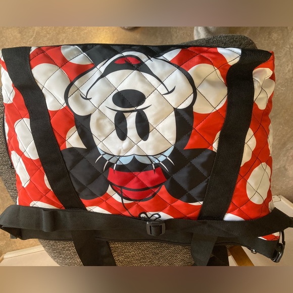 Disney Minnie Mouse Shoulder Travel Bag Large w/Detachable Strap, NWOT, Cute! - Picture 6 of 9